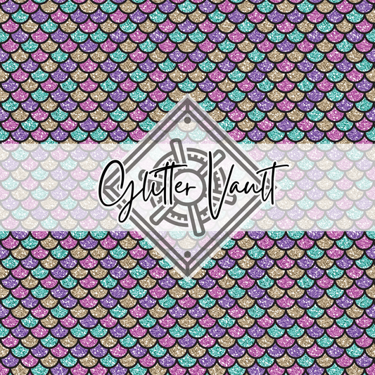 #7147 - Mermaid Scales Vinyl Print