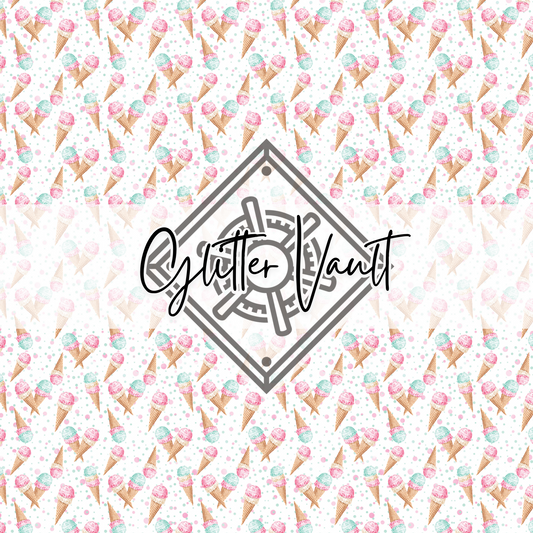 #7152 - Ice Cream Treats Vinyl Print