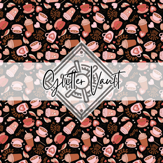#7156 - Coffee Love Vinyl Print