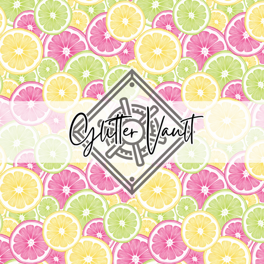 #7157 - Citrus Slices Vinyl Print - Large