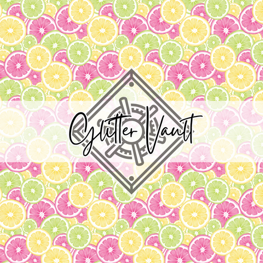 #7158 - Citrus Slices Vinyl Print - Small