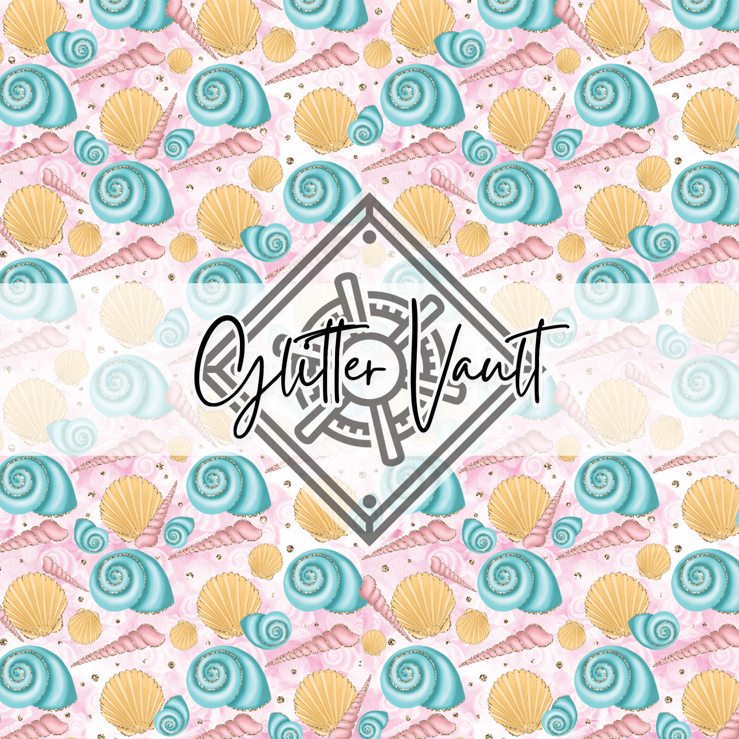 #7161 - Sea Shells Vinyl Print