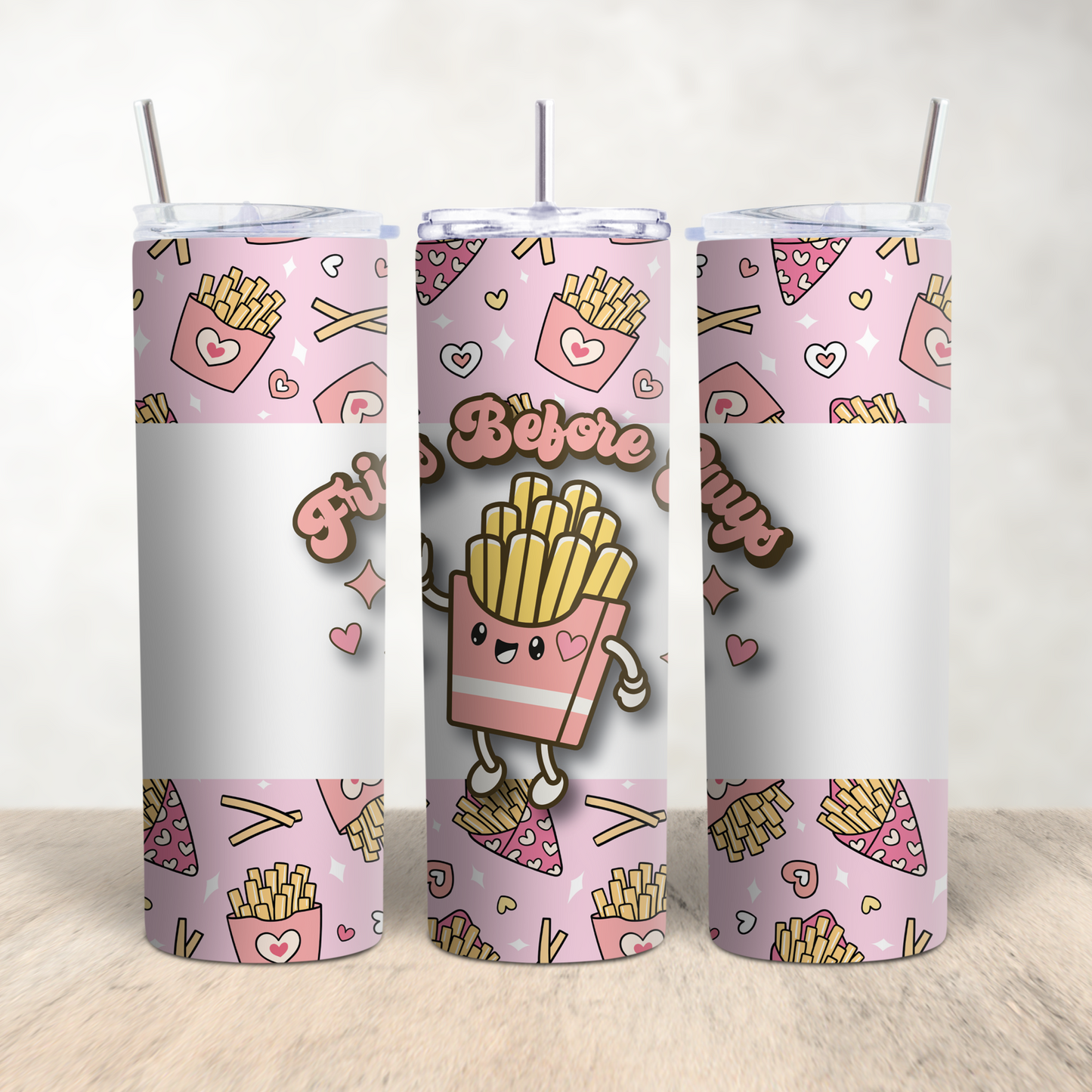 Fries before guys - Tumbler Wrap