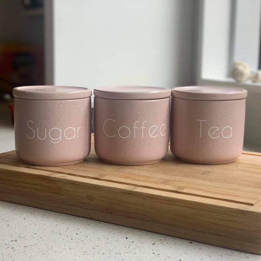 Tea, Coffee, Milo & Sugar Jar Labels