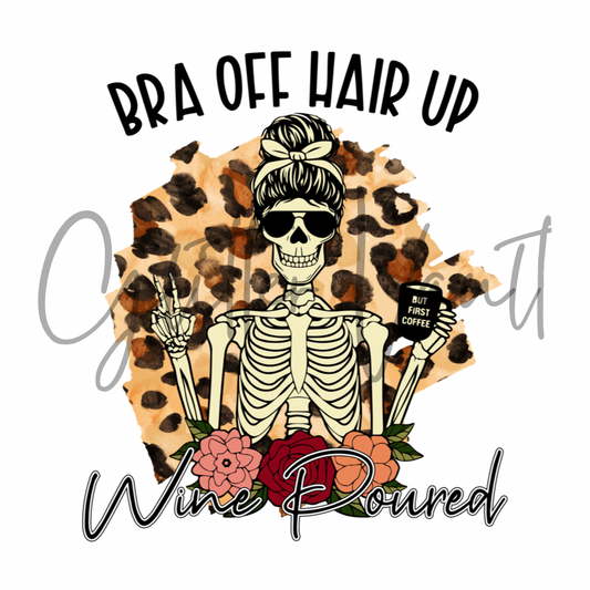 Bra Off Hair Up -  Digital Download