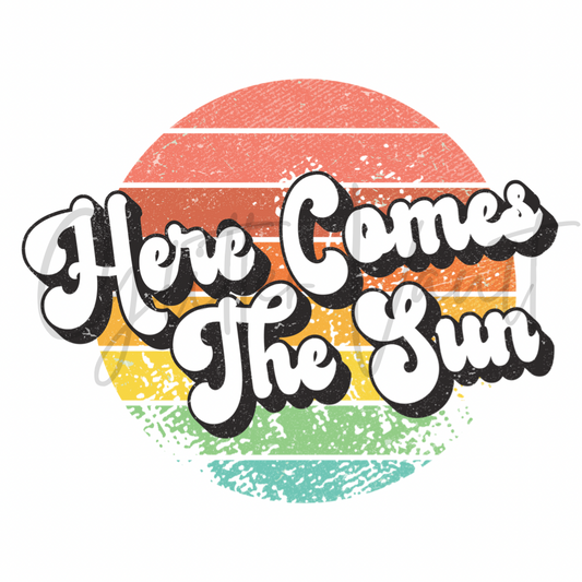 Here Comes The Sun Retro -  Digital Download