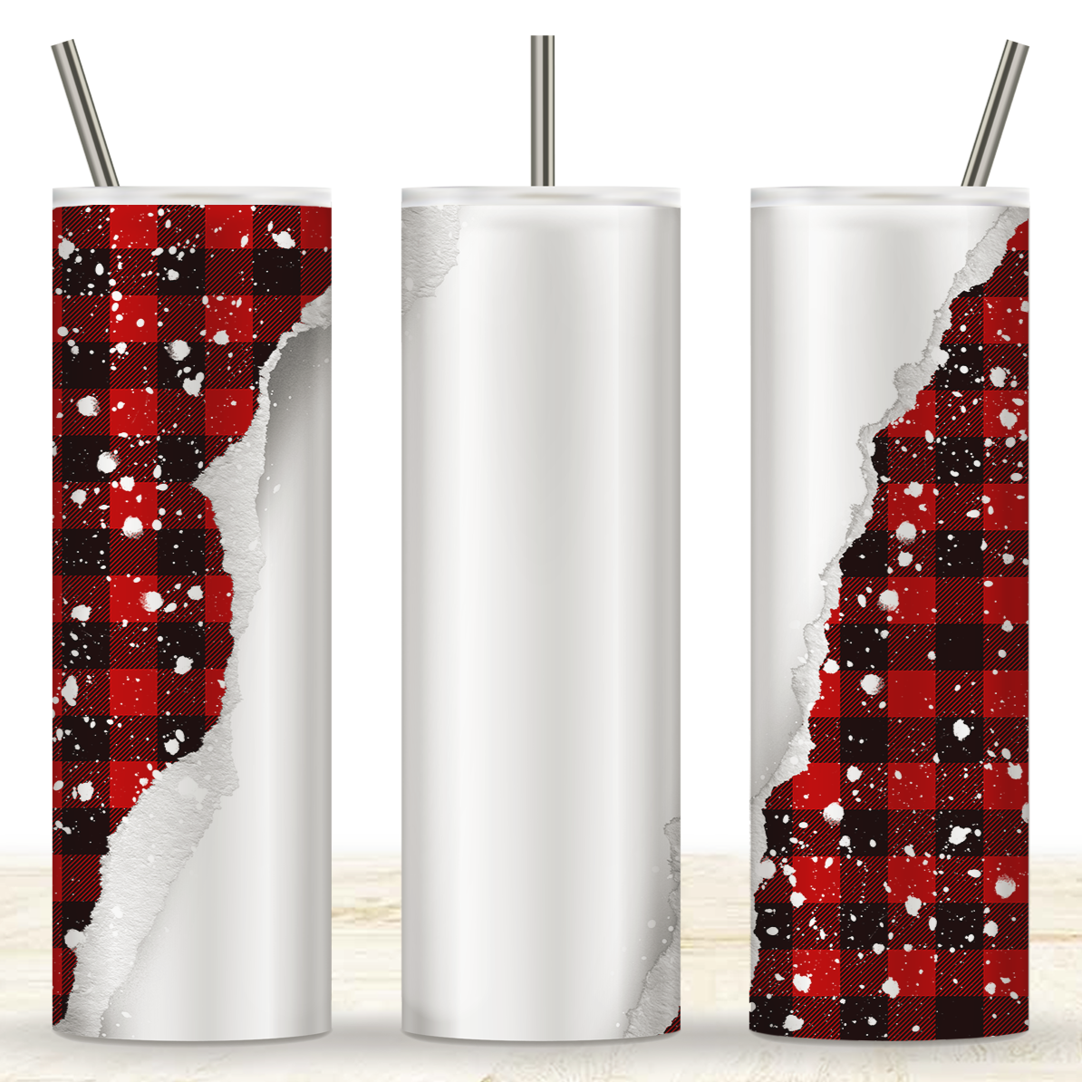 Plaid Christmas - Tumbler Wrap